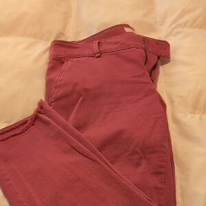 LOFT Ankle Jeans in Pink